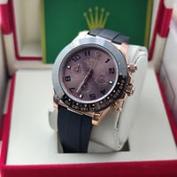 ساعة رولكس ربل رجالي بطارية كونو جراف استل ستيل ها...