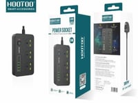 توصيلة كهرباء 3 مقابس مع منافذ UDB من هوتو