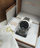 ساعة فرزاتشي رجالي بطارية مع كرت الماركة وعلبة وكا...