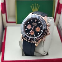 ساعة رولكس ربل رجالي بطارية كونو جراف استل ستيل ها...