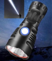 كشاف يدوي قوي جدا معا مدى 2000 متر معا فانوس جانبي...