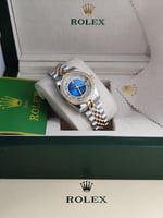 ساعة رولكس نسائي استل ستيل كرت الماركة مع ملحاقاته...