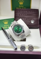 طقم رولكس ساعةوكبك وقلم ومحفظة مع كرت الماركة مع ك...