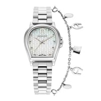 ساعة اقنر نسائي مع سواره بطارية مع كرت الماركة وكا...