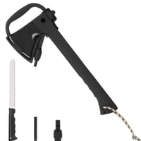 مجموعة فأس يدوية للتخييم في الهواء الطلق مع سكين ش...