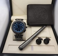 فرزاتشي التميز والاناقة طقم ساعة ومحفظة وكبكات وقل...