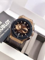 ساعة هوبلت رجالي درجة اولى مع كرت الماركة وكامل مل...