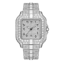 Hip Hop Full Diamond Quartz Watch