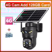 كاميرا خارجية تعمل بالطاقة الشمسية 4G/ بدقة 8 ميجا...