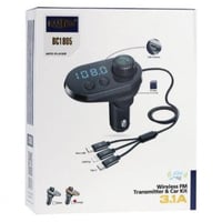 جهاز ارسال بلوتوث واتصال وشحن للاجهزه مزود بمدخل ذ...