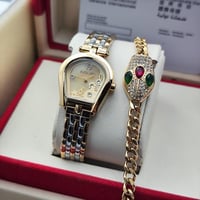 ساعة اقنر نسائي مع سوار بطارية مع كامل الملحقات ضم...