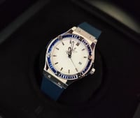 ساعة هوبلت نسائي ماستر كوالتي بطارية مع كامل المحق...