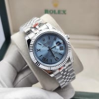 ساعة رولكس استل ستيل مع كامل الملحقات هاي كواليتي