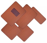 دايموند فرشة ارضية جلد 5 قطعة مناسب لجميع السيارات