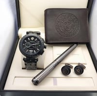 فرزاتشي التميز والاناقة طقم ساعة ومحفظة وكبكات وقل...