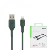 كيبل بيلكن يو اس بي - لايتنينج - 1م اخضر غامق