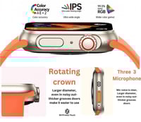 ساعة الترا 8 الاصلي مع ثلاث اساور مجاناً