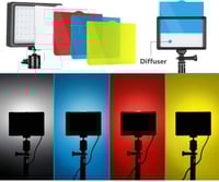 قطعتين من اعمدة اضاءة LED USB بدرجة حرارة لونية 56...