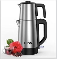 غلاية كهربائية مزدوجة من الستانلس ستيل بقدرة 1500...