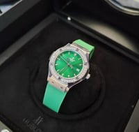 ساعة هوبلت نسائي ماستر كوالتي بطارية مع كامل المحق...