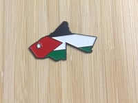 ملصق معدني الاردن 3m للجوال او غيره