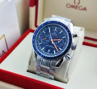 ساعة اوميغا كرونوغراف جالي بطارية مع كامل الملحقات...