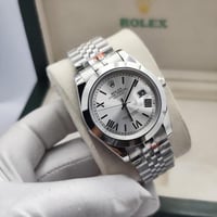 ساعة رولكس استل ستيل مع كامل الملحقات هاي كواليتي