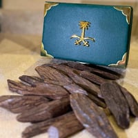 3اوقيات عود مروكي طبيعي محسن مع صندوق سيفين ونخلة