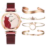 Women Cat Wristwatch