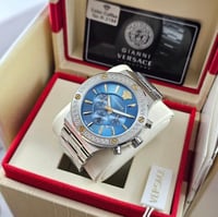 ساعة فرزاتشي رجالي سان ستيل مكينة بطارية كنقراف مع...