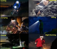 مصباح راس احترافي بتصميم شريط قابل لاعادة الشحن مع...