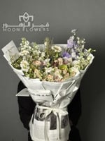 بوكيه ورد الوان منعشه كبير