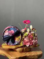 استند خشب ورد طبيعي معا حلا هنفريان