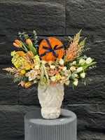 فازة ورد مع حلا - تنسيق مثالي