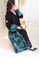 عباية تركواز