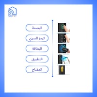 قفل البا الذكي داخلي واي فاي و بلوتوث