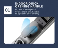 قفل الباب الذكي كاميرا واي فاي