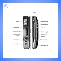 قفل الباب الذكي كاميرا واي فاي