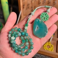 عقيق اخضر طبيعي