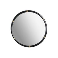 مراية مع اطار خشب