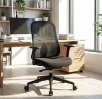 كرسي مكتب مريح بظهر شبكي