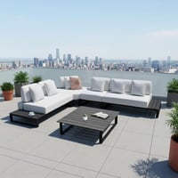 جلسة خارجية حرف L