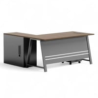 مكتب تنفيذي زاوية مع أدراج متحركة
