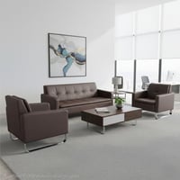 كنب جلد مكتبي