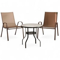 طاولة وكرسيين