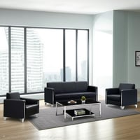 كنب مكتبي جلدي فاخر