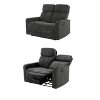 كنب استرخاء ثنائي مزود بحوامل أكواب