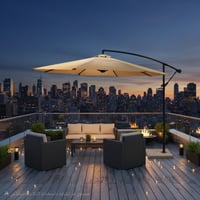 مظلة خارجية جانبية قابلة للطي