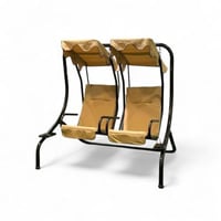 مرجيحة مزدوجة بمساند ومظلة