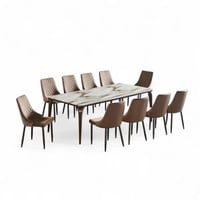 طاولة طعام رخام 10كرسي